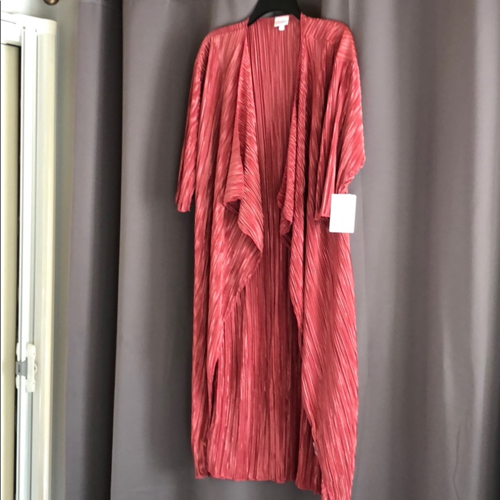 Lu la roe Long pink smoky /pleated coverall